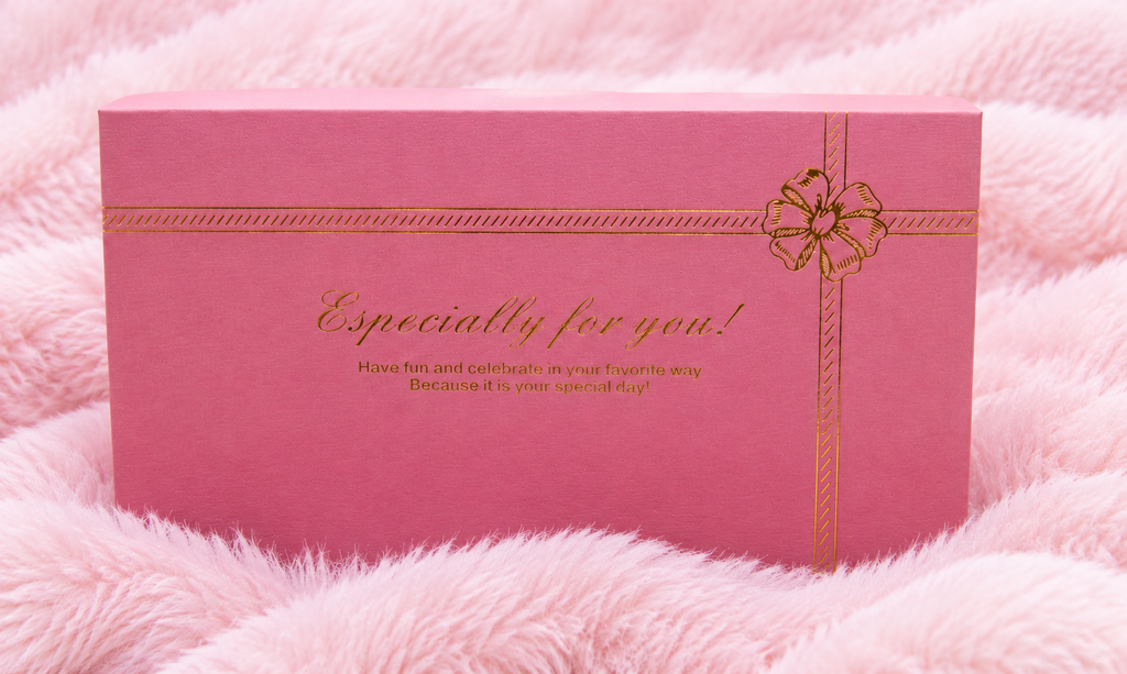 Caja de regalo rosada del cinturón térmico Delúa